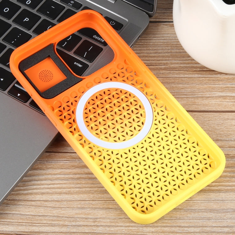 Gradient Color Honeycomb Aromatherapy MagSafe Phone Case, Series 1