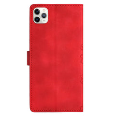 Cherry Blossom Butterfly Skin Feel Embossed PU Phone Case, For iPhone 11 Pro Max, For iPhone 11, For iPhone 11 Pro