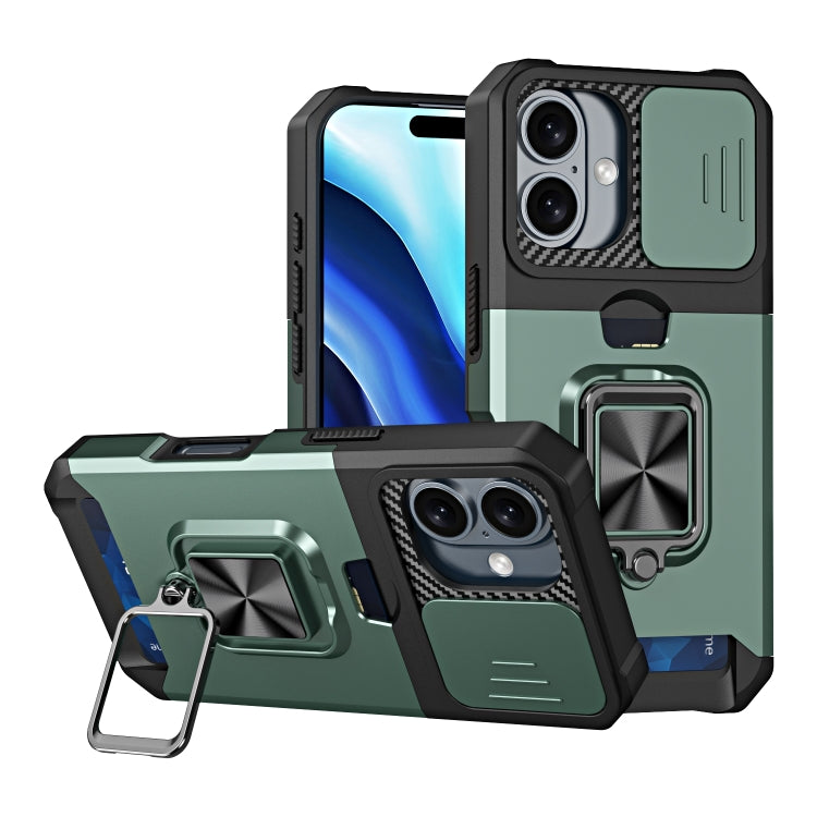 Camera Shield Card Slot PC+TPU Phone Case, Series 1