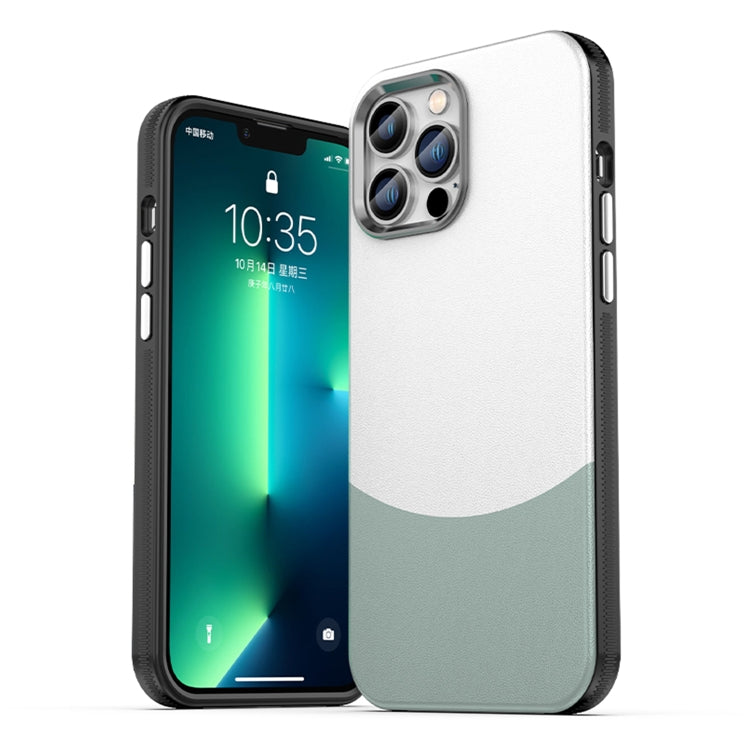 Leather Texture MagSafe Magnetic TPU + PC Phone Case, For iPhone 13 Pro Max, For iPhone 13 Pro, For iPhone 13