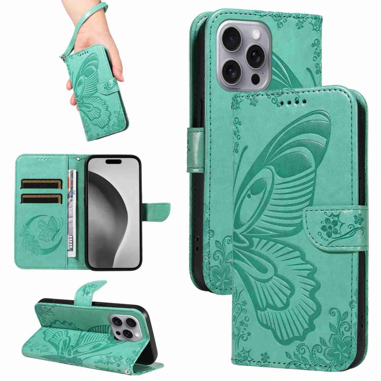 Swallowtail Butterfly Embossed Leather Phone Case