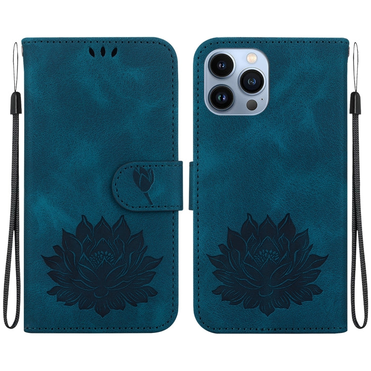 Lotus Embossed Leather Phone Case, Series 1