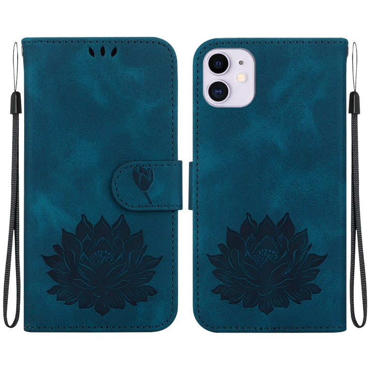 Lotus Embossed Leather Phone Case, Series 1