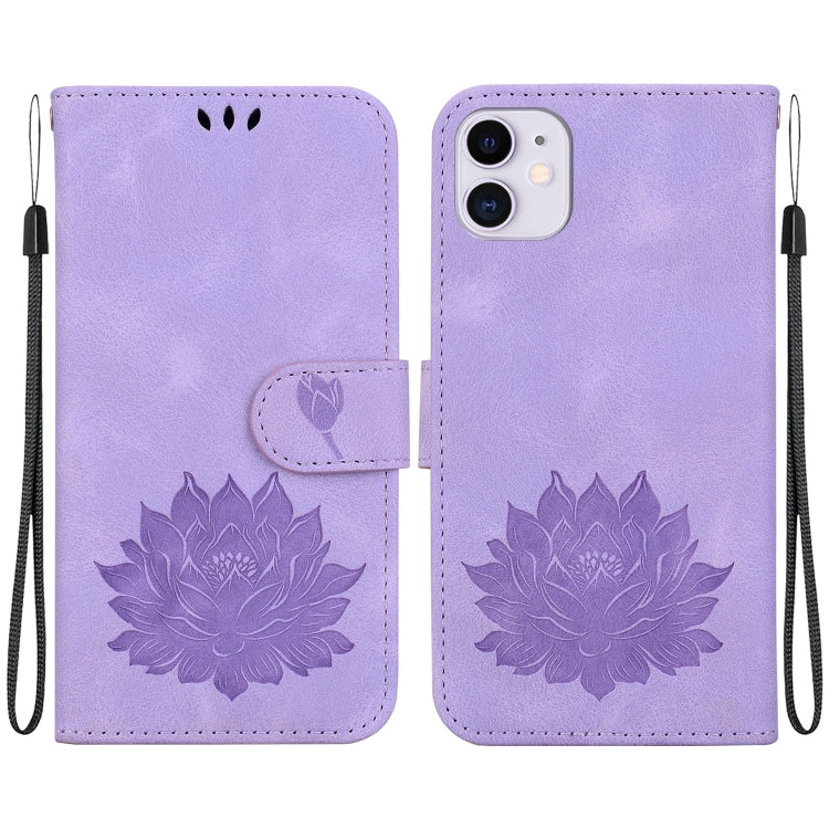 Lotus Embossed Leather Phone Case, Series 1