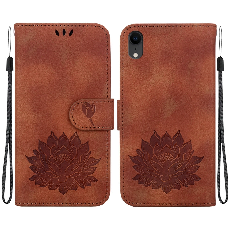 Lotus Embossed Leather Phone Case, Series 1