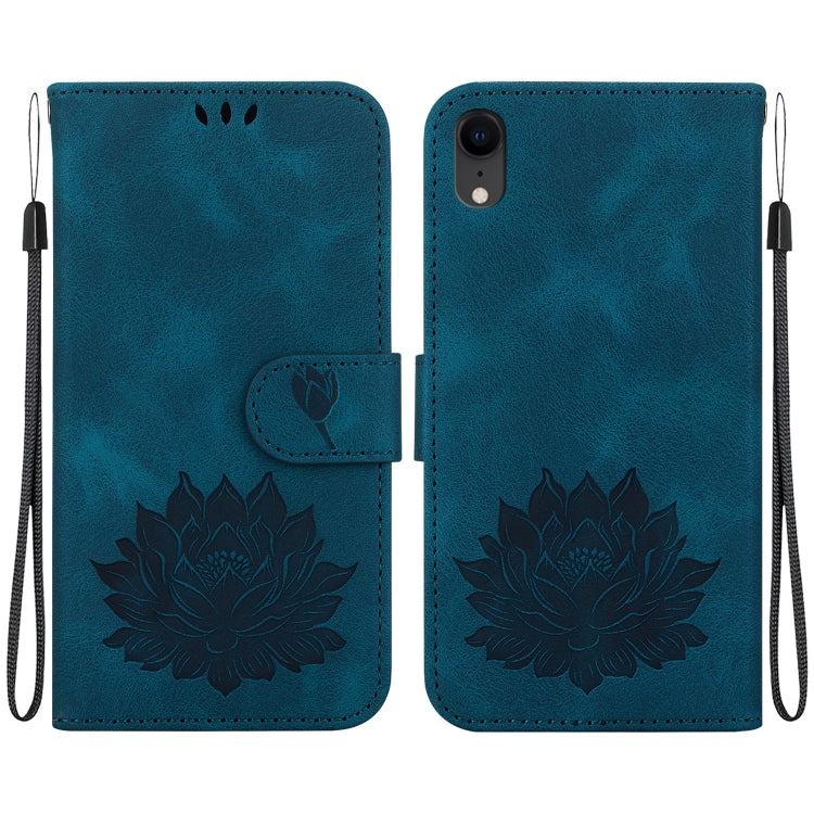 Lotus Embossed Leather Phone Case, Series 1