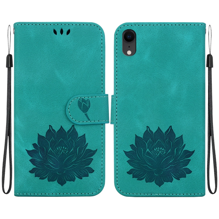 Lotus Embossed Leather Phone Case, Series 1