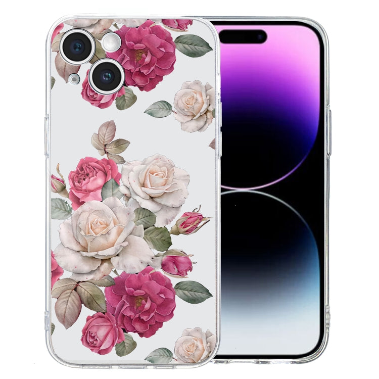 Colored Drawing Pattern Transparent TPU Phone Case, Series 1