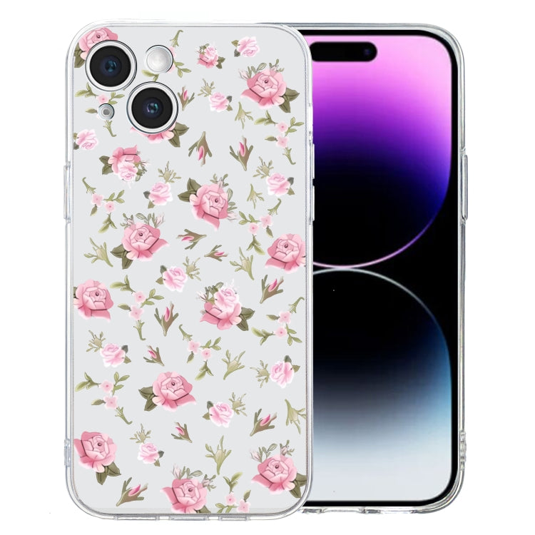 Colored Drawing Pattern Transparent TPU Phone Case, Series 1