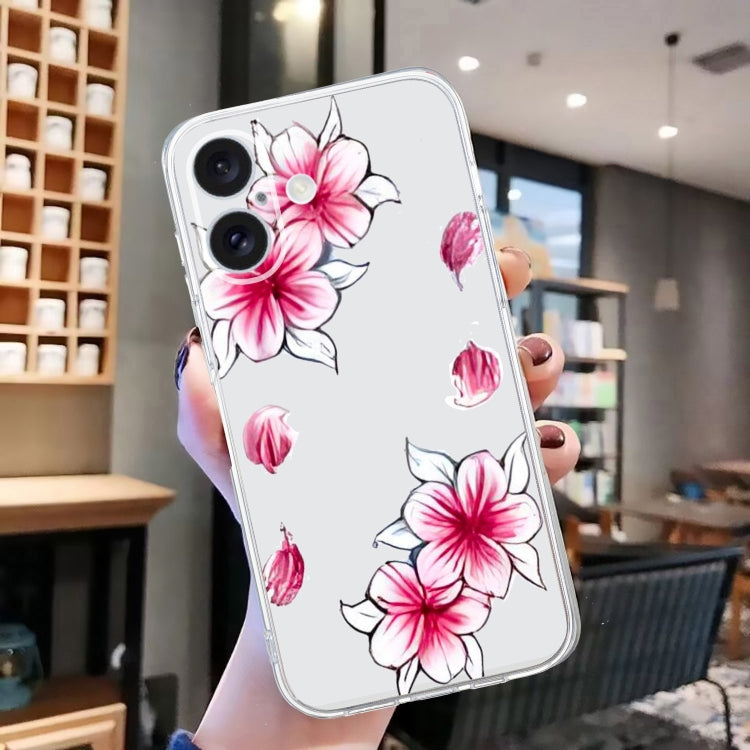 Colored Drawing Pattern Transparent TPU Phone Case, Series 1