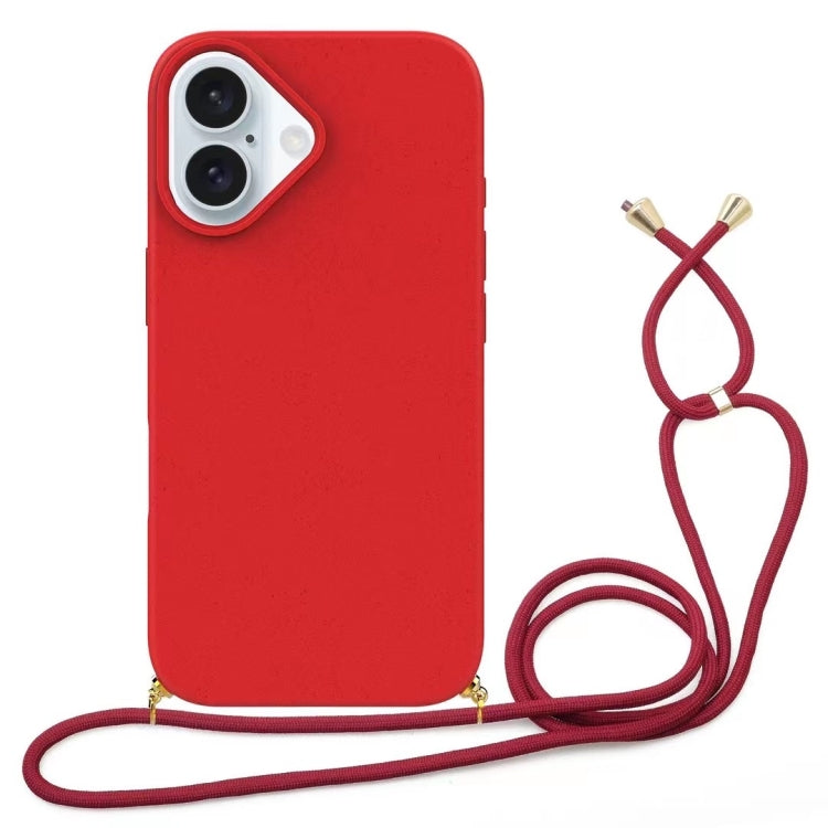 Wheat Straw Material + TPU Phone Case with Lanyard, Series 1