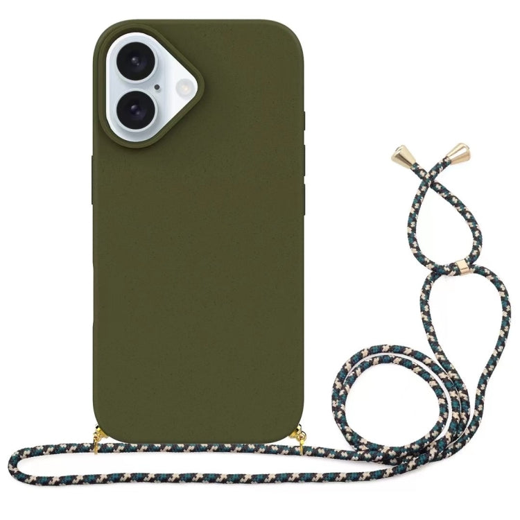 Wheat Straw Material + TPU Phone Case with Lanyard, Series 1