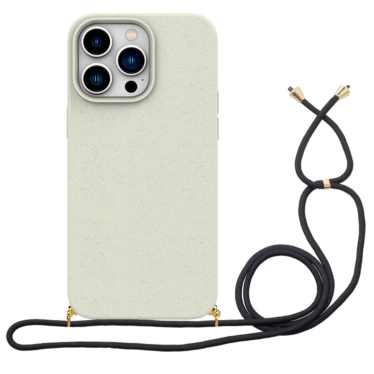 Wheat Straw Material + TPU Phone Case with Lanyard, Series 1