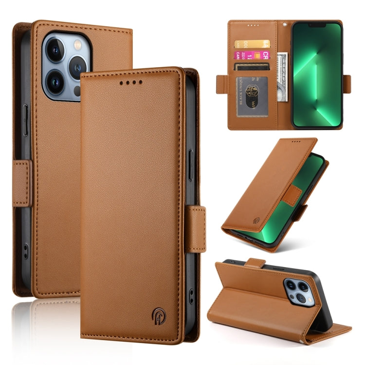 Side Buckle Magnetic Frosted Leather Phone Case, Series 1