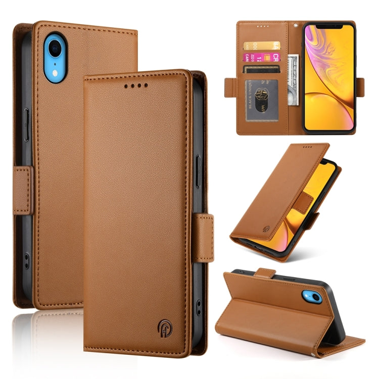 Side Buckle Magnetic Frosted Leather Phone Case, Series 1