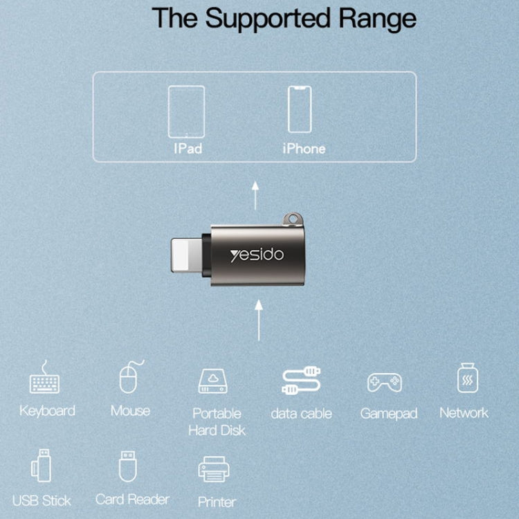 Yesido GS14 8 Pin to USB 3.0 OTG Adapter