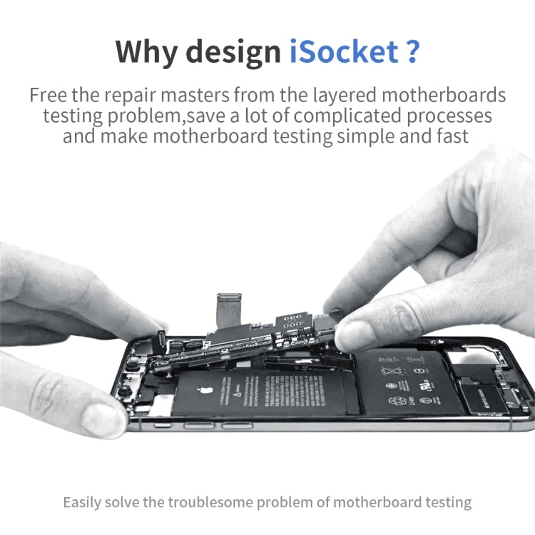QianLi iSocket Series 8 in 1 Motherboard Layered Test Stand For iPhone 15 Series, QianLi iSocket Series For iPhone 15 Series