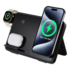 C30 15W 3 in 1 Magnetic Wireless Charger with Night Light