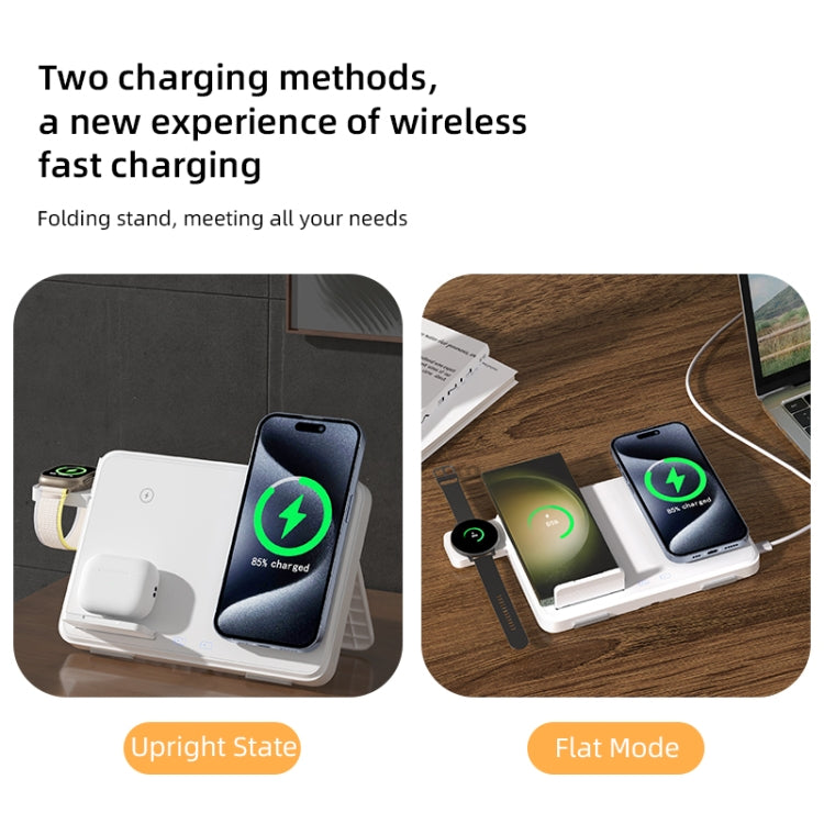 C30 15W 3 in 1 Magnetic Wireless Charger with Night Light