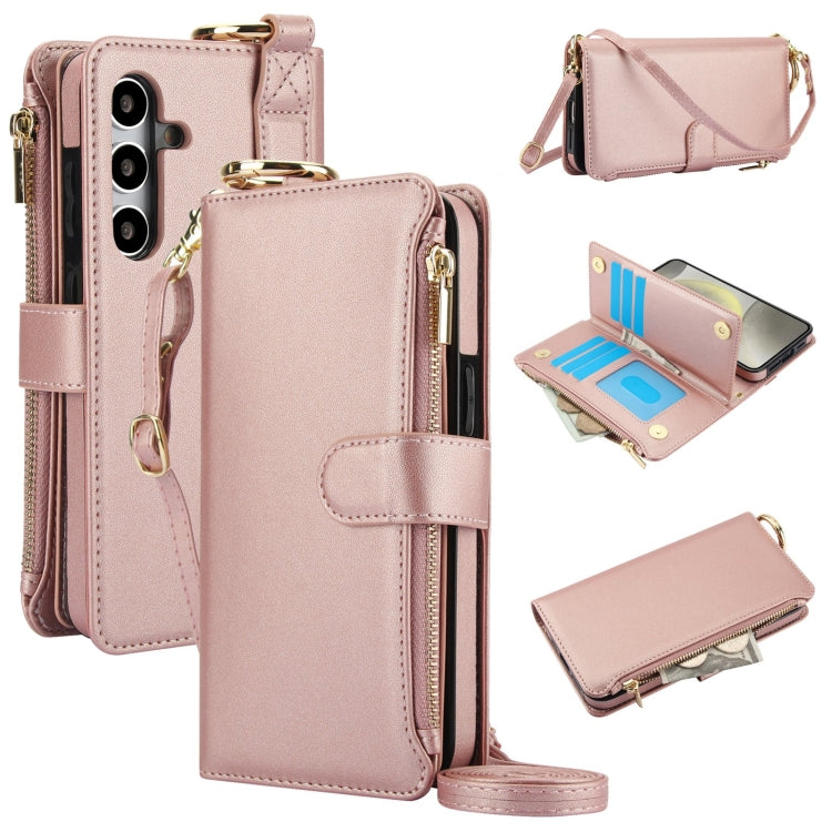 Crossbody Ring Multifunctional Wallet Leather Phone Case, Series 1