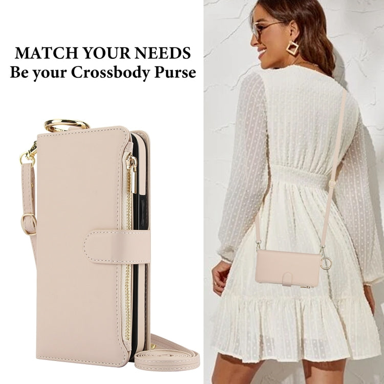 Crossbody Ring Multifunctional Wallet Leather Phone Case, For Samsung Galaxy S24 Ultra 5G, For Samsung Galaxy S24+ 5G, For Samsung Galaxy S24 5G