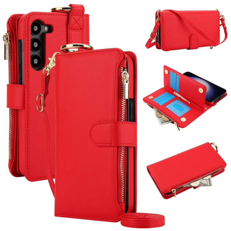 Crossbody Ring Multifunctional Wallet Leather Phone Case, Series 1