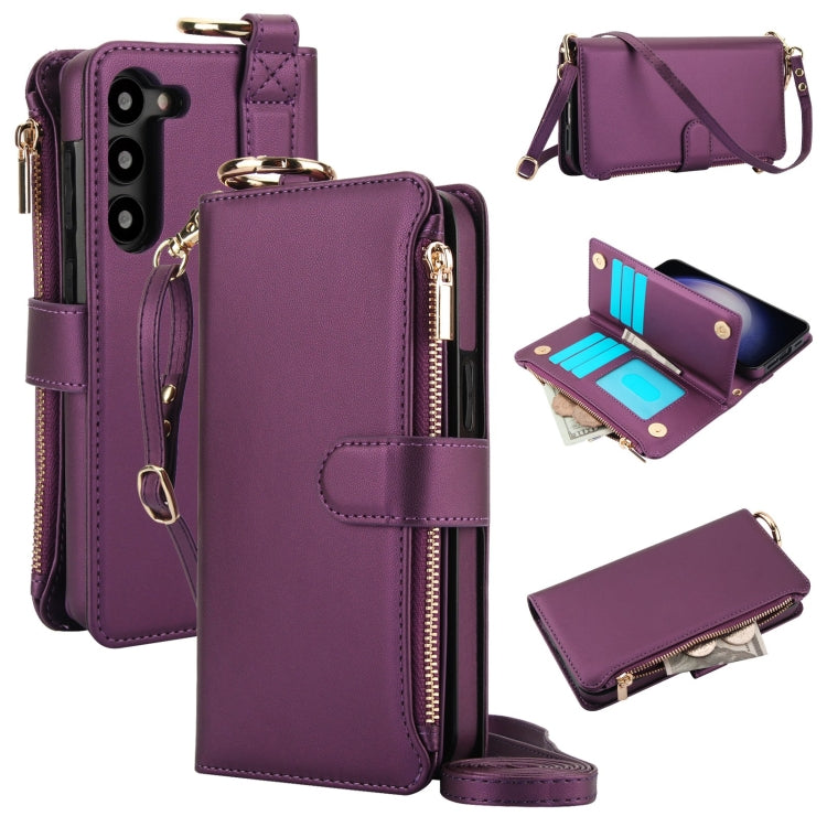 Crossbody Ring Multifunctional Wallet Leather Phone Case, Series 1