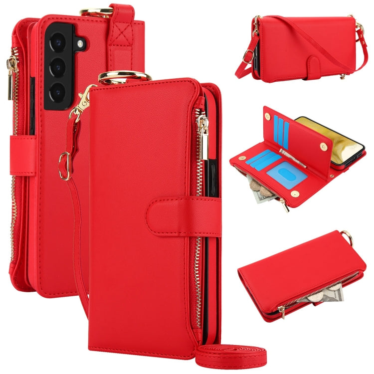 Crossbody Ring Multifunctional Wallet Leather Phone Case, Series 1