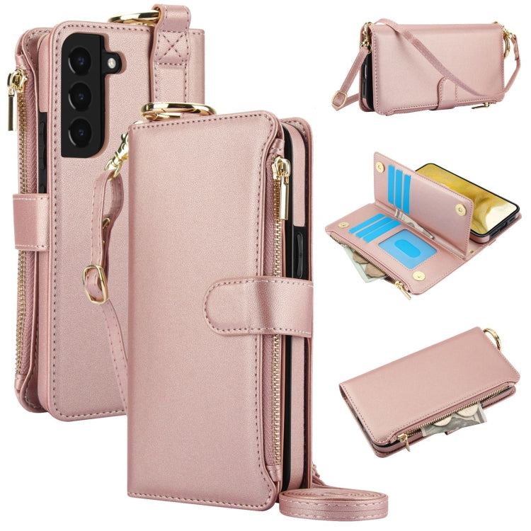 Crossbody Ring Multifunctional Wallet Leather Phone Case, Series 1