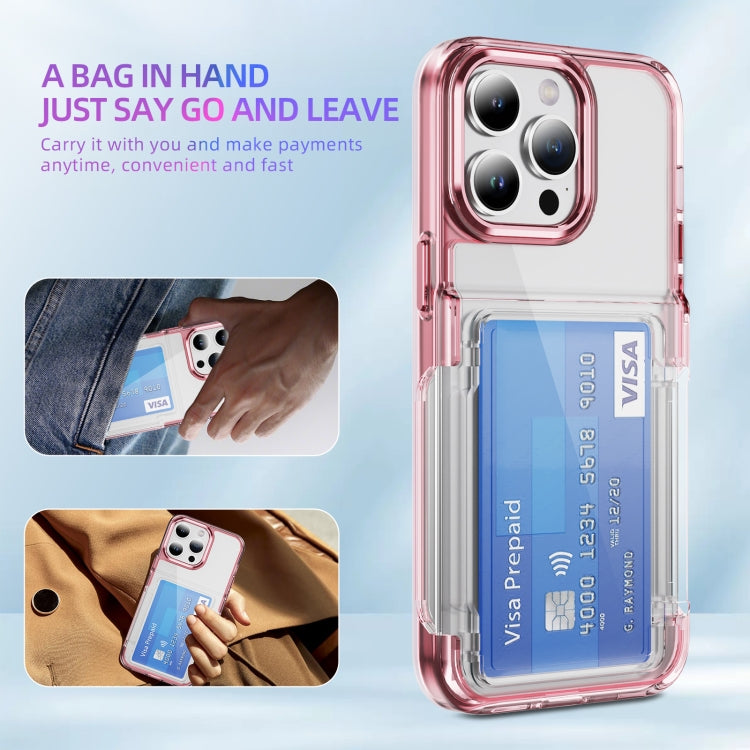 Card Holder Acrylic Hybrid TPU Phone Case, Series 1