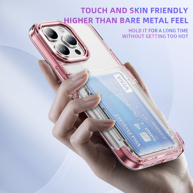 Card Holder Acrylic Hybrid TPU Phone Case, Series 1