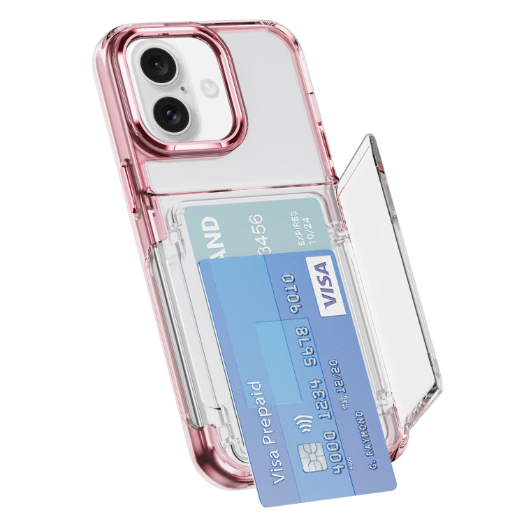 Card Holder Acrylic Hybrid TPU Phone Case, Series 1