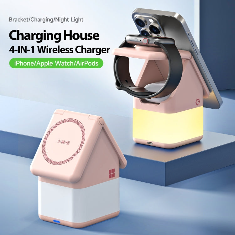 DUZZONA W20 4 in 1 15W Magnetic Wireless Charger Station