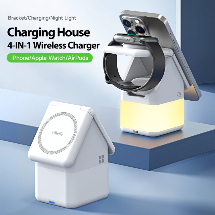 DUZZONA W20 4 in 1 15W Magnetic Wireless Charger Station
