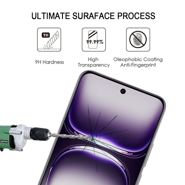 25pcs Full Glue 9H HD 3D Curved Edge Tempered Glass Film, For OPPO Reno12 Pro Global, For OPPO Reno12 Global