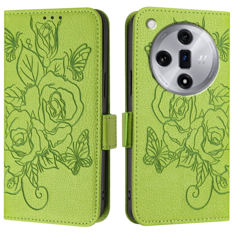 Embossed Rose RFID Anti-theft Leather Phone Case, Series 1