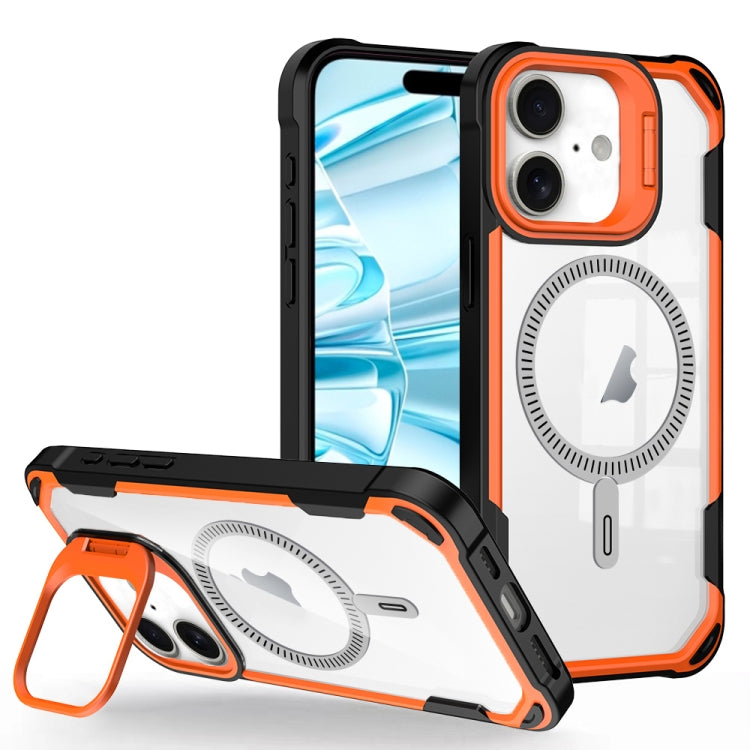 Transparent Acrylic MagSafe Lens Holder Phone Case, Series 1