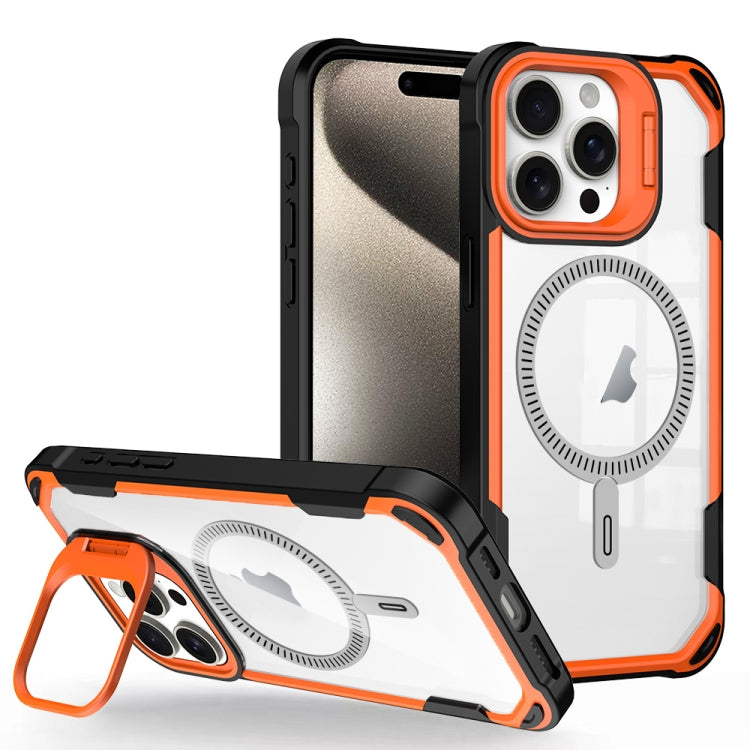 Transparent Acrylic MagSafe Lens Holder Phone Case, Series 1