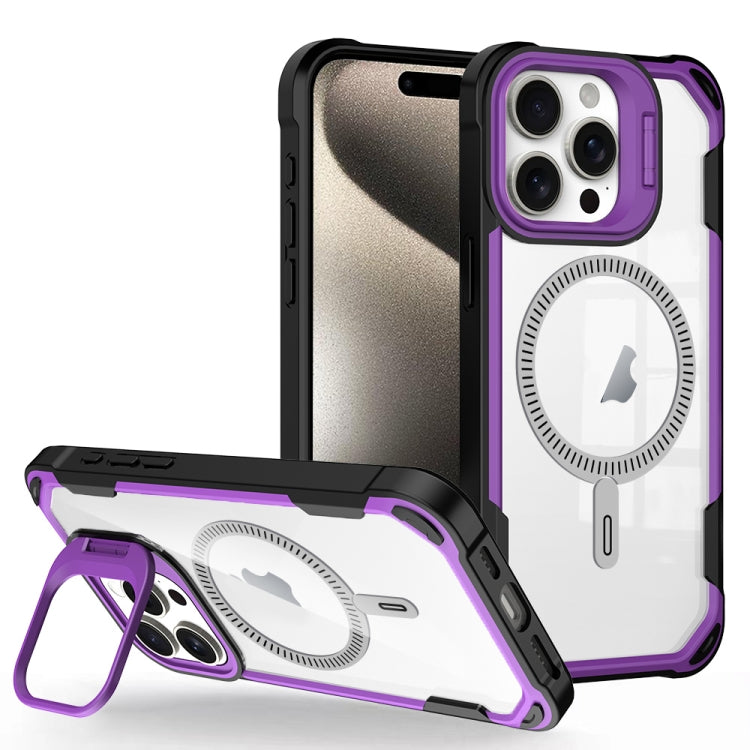 Transparent Acrylic MagSafe Lens Holder Phone Case, Series 1