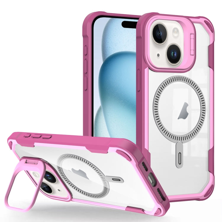 Transparent Acrylic MagSafe Lens Holder Phone Case, Series 1