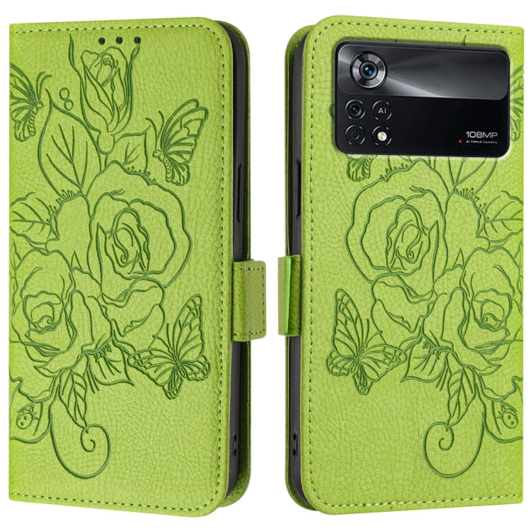 Embossed Rose RFID Anti-theft Leather Phone Case, Series 1