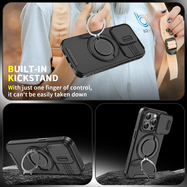 Sliding Camshield Ring Holder Phone Case, For iPhone 11, For iPhone 11 Pro