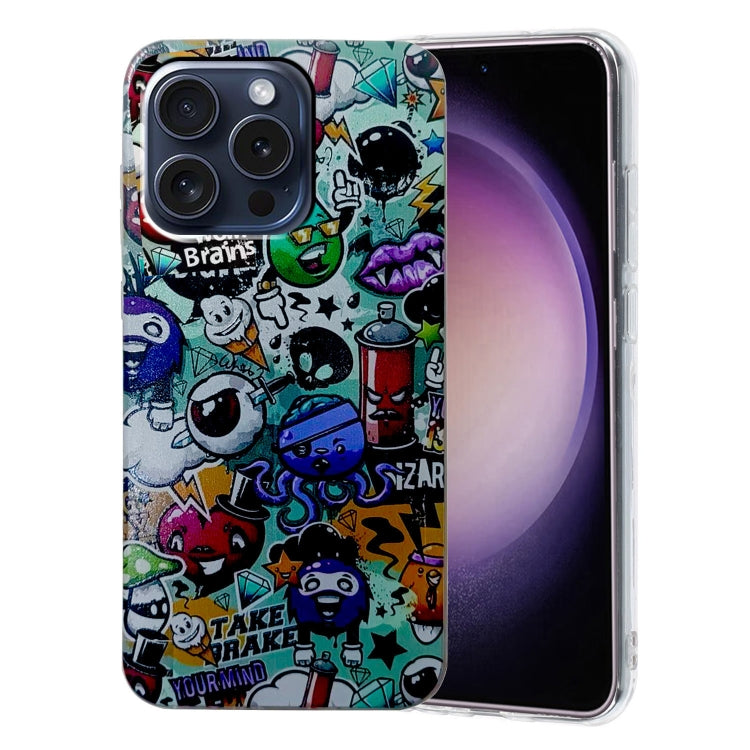 Colored Drawing Pattern TPU Phone Case