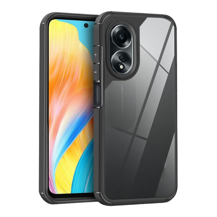 Acrylic+TPU Transparent Shockproof Phone Case, For OPPO Reno12 F 5G, For OPPO Reno12 Pro Global, For OPPO Reno12 Global, For OPPO A60 4G, For OPPO Reno11 F 5G, For OPPO F25 Pro 5G, For OPPO A38 4G / A18, For OPPO A58 4G, For OPPO Reno10 / Reno10 Pro