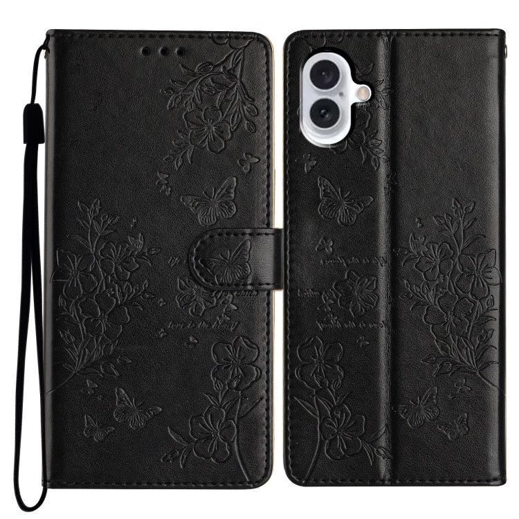 Butterflies and Flowers Leather Phone Case, Series 1