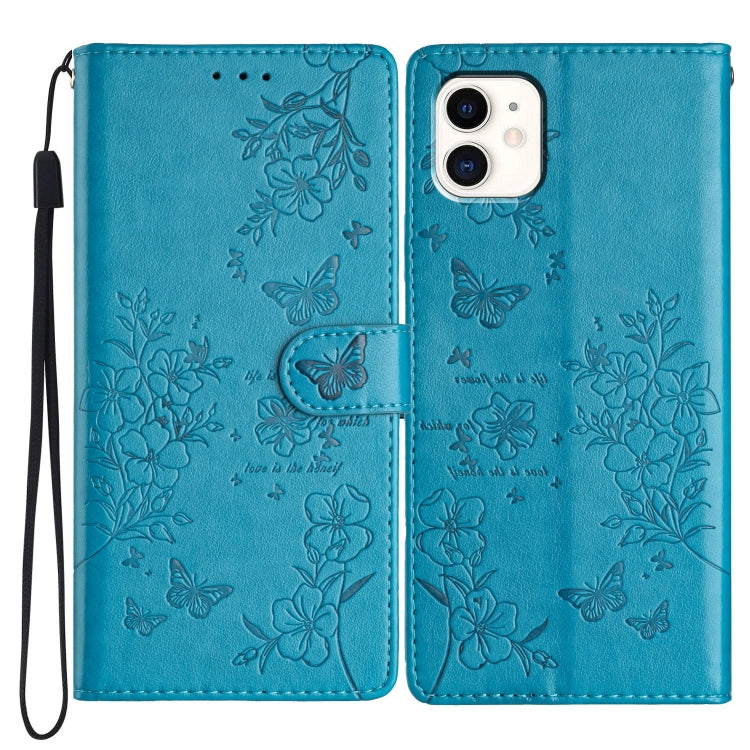 Butterflies and Flowers Leather Phone Case, Series 1