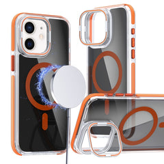 Magsafe Dual-Color Transparent Black Lens Holder Phone Case, Series 1