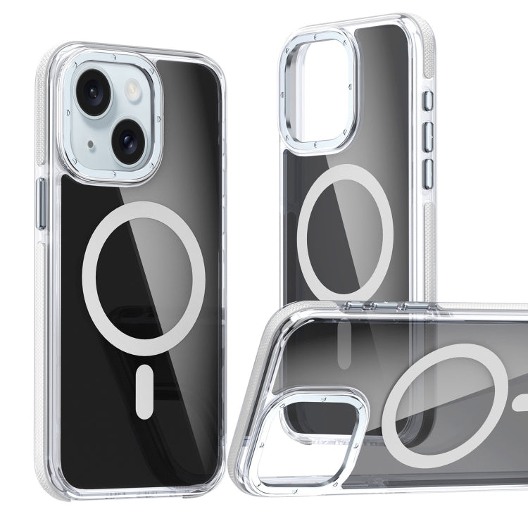 Magsafe Dual-Color Transparent Black Full Coverage Phone Case, Series 1