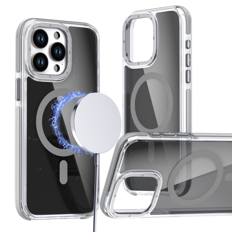 Magsafe Dual-Color Transparent Black Full Coverage Phone Case, Series 1