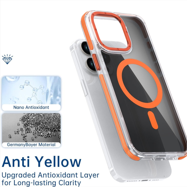 Magsafe Dual-Color Transparent Black Full Coverage Phone Case, For iPhone 11 Pro Max, For iPhone 11